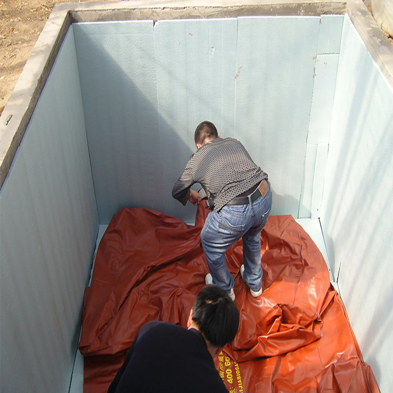 Collapsible Small biogas plant 4m3 Red mud PVC storage bag Agriculture food waste Poultry manure digester