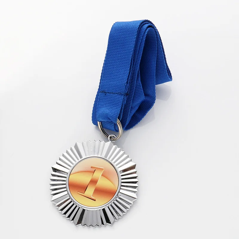 2022 sublimation blanks 1 side thermal transfer printing  metal medal  for sublimation