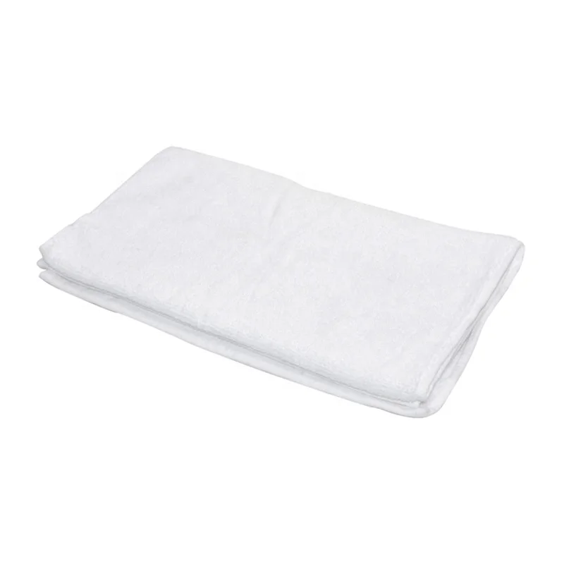 100% Polyester White Tea Towel Soft Blank Kitchen Towel for Sublimation