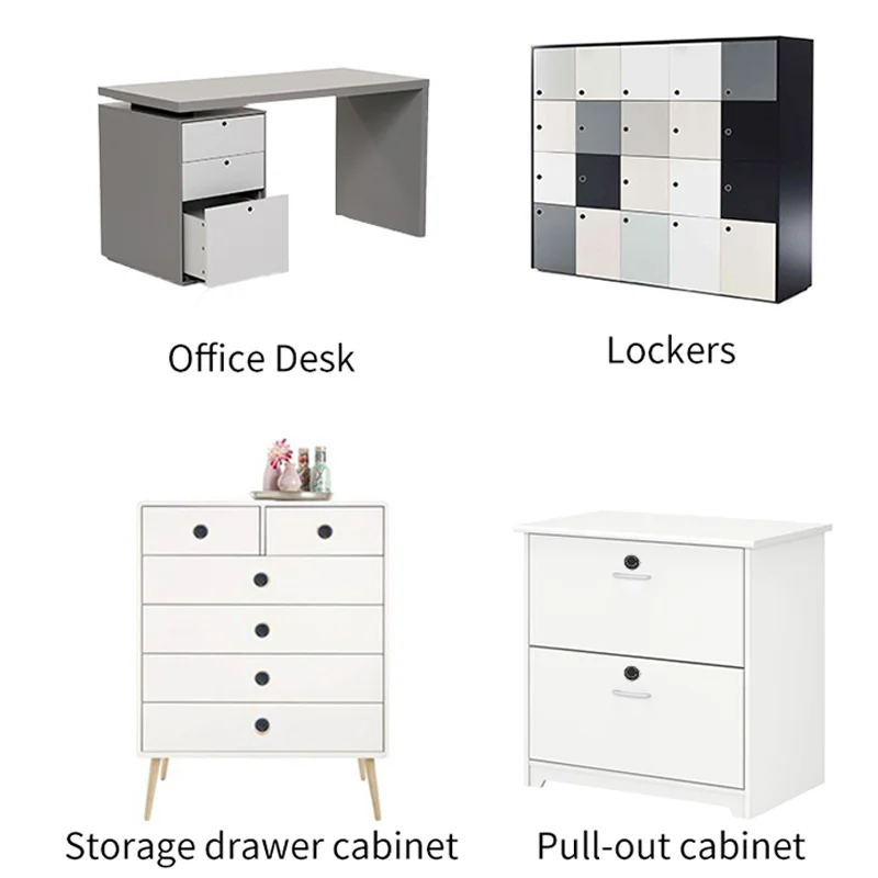 table electronic drawer lock finger print drawer smart lock with USB key