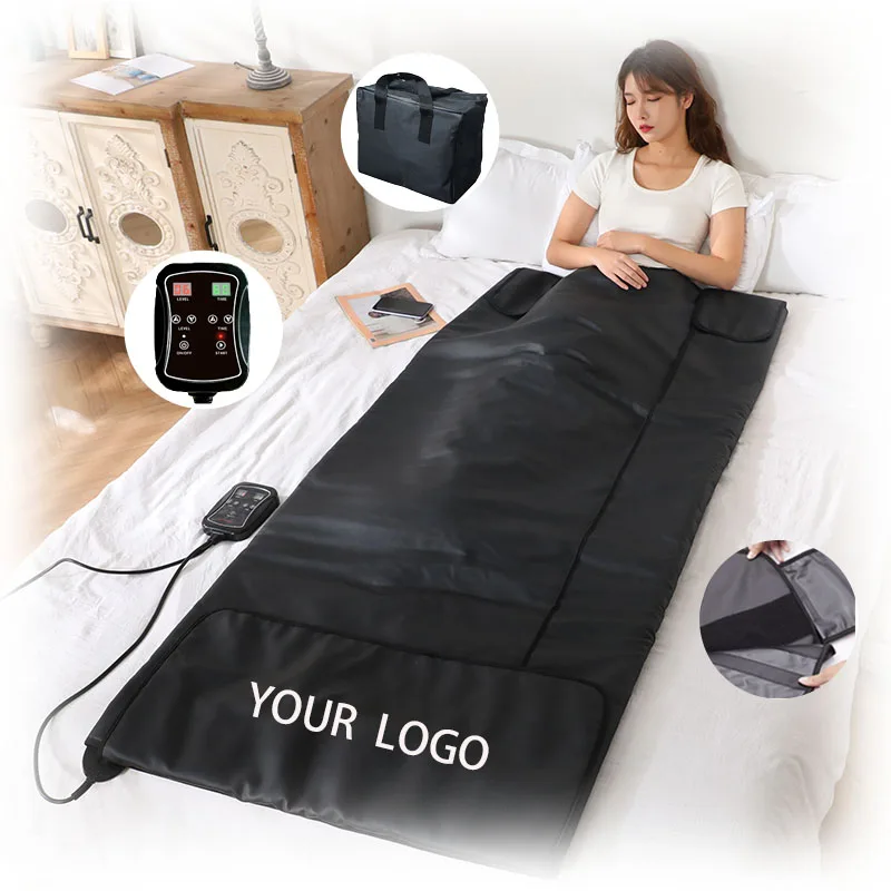 Btws Eco-Friendly Black Infrared blanket Thermal blanket with Weight loss assistance