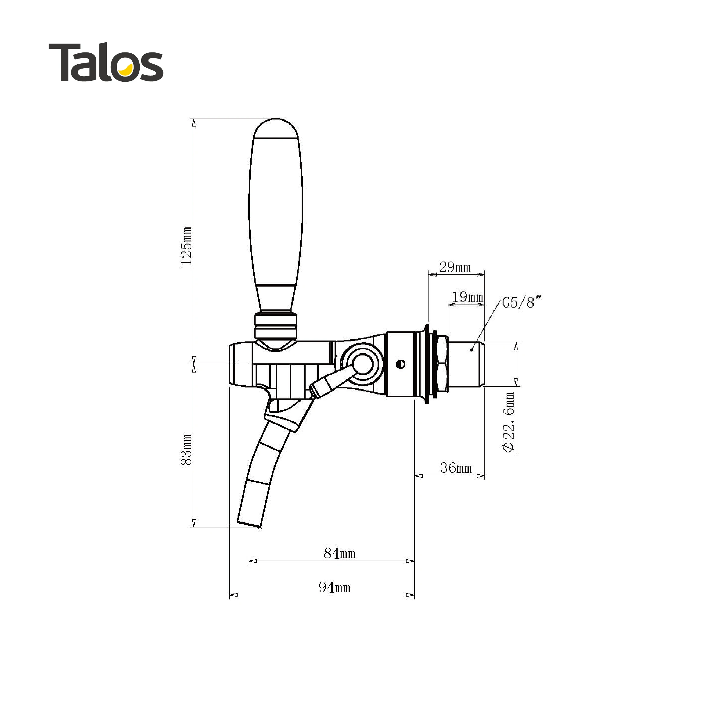 TALOS Bar Equipment beer dispenser beer tap