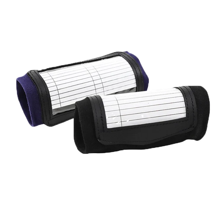 Breathable Adult Quarterback Gear Sportswear Soccer Baseball Football Playbook Wristband Adjustable Elastic Sport Wristband