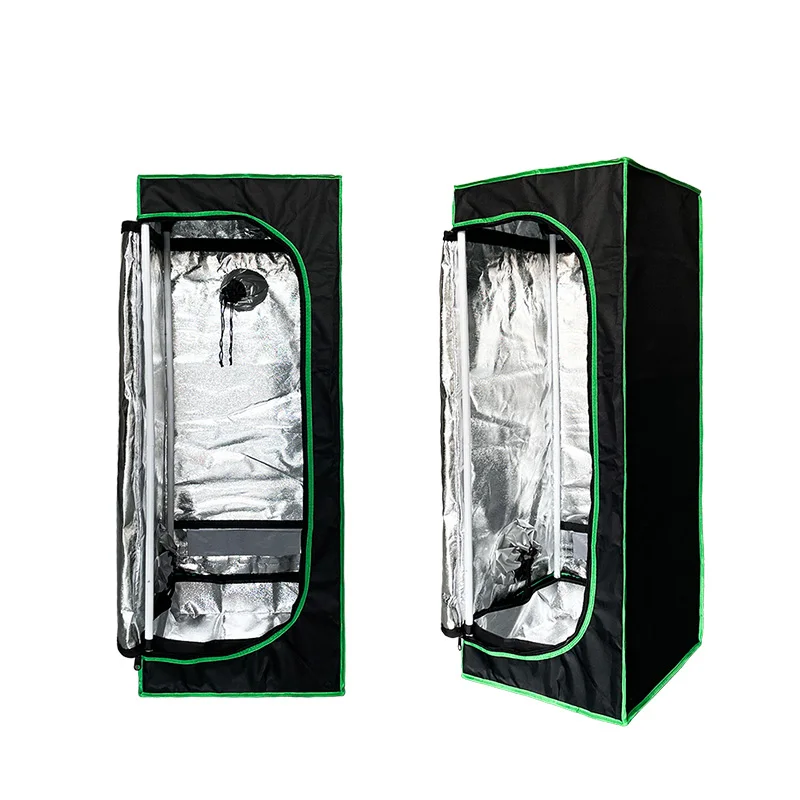 Hydroponics Aluminum 600D Oxford 40x40x120cm Plant Grow Tent Durable Mylar Reflectivity over 95%