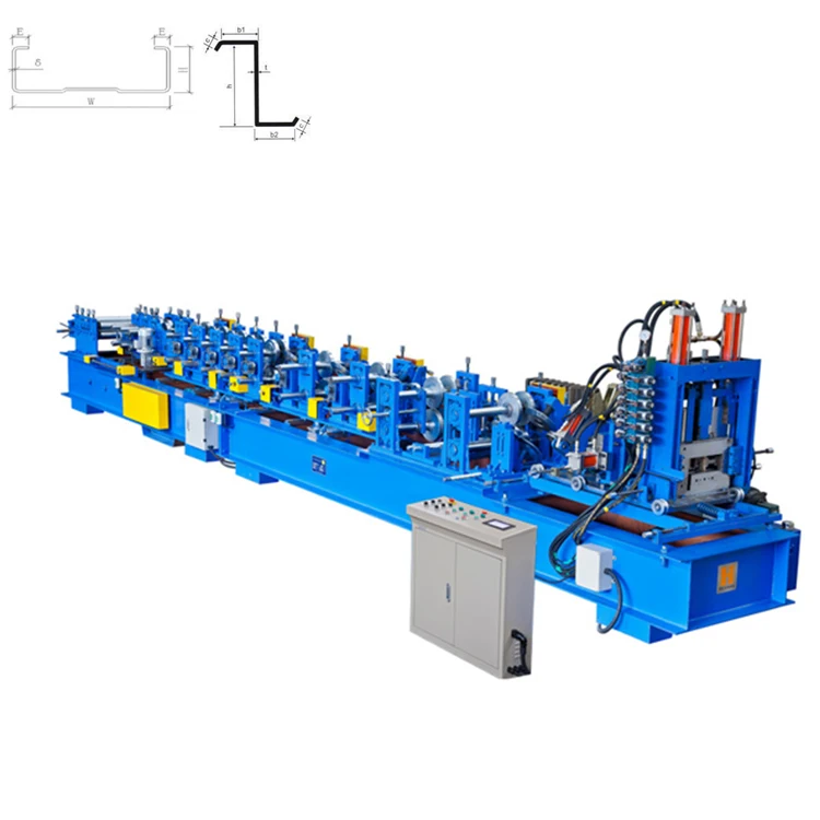 
Color Steel c z Purlin Wall Panels Roll Forming Cnc Machine 