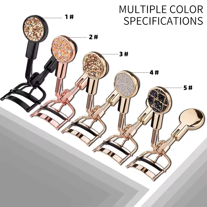 Professional Stainless Steel Eyelash Curler with Multiple Color Options Lashes Tweezers Applicator