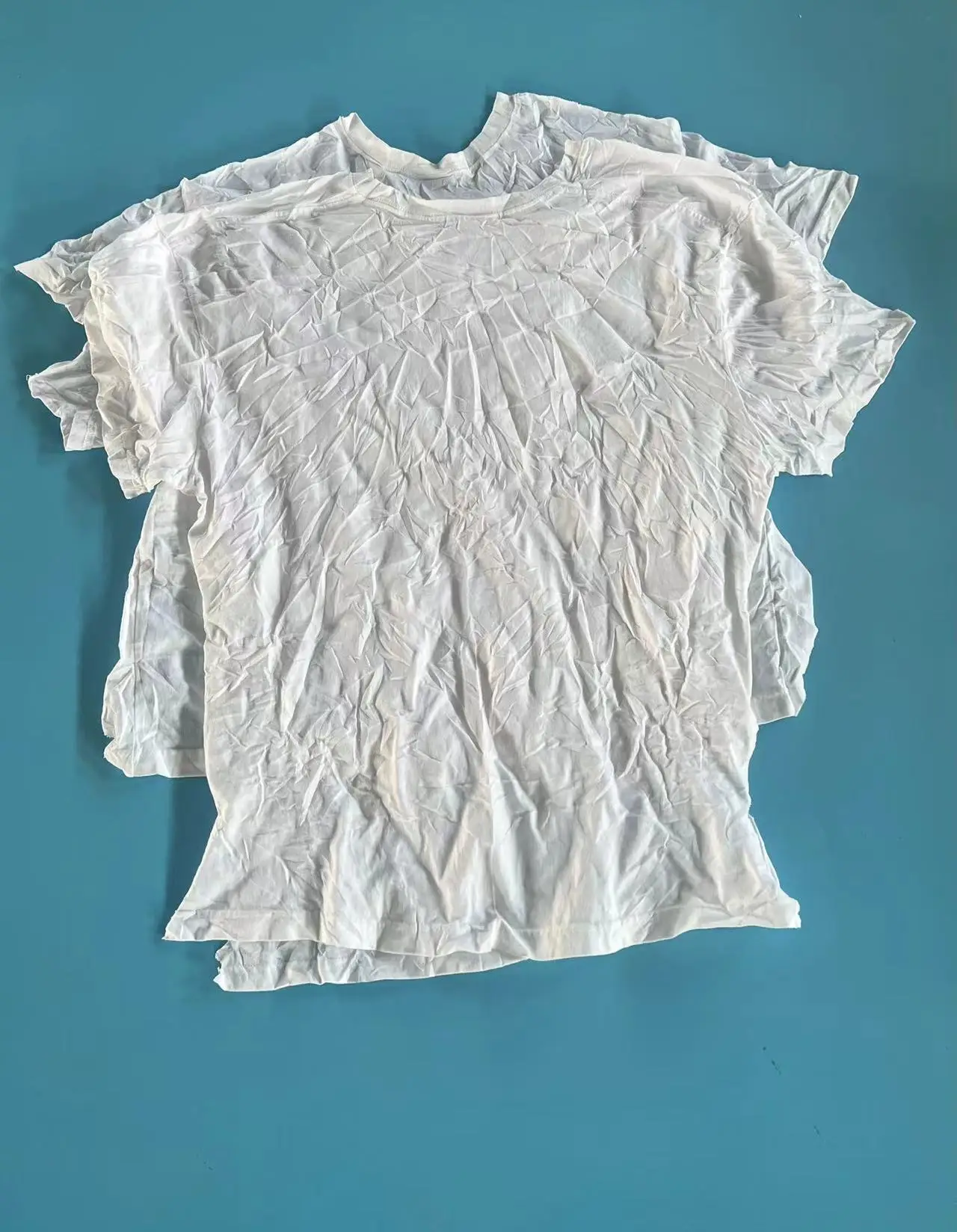 High quality industrial Cotton rags japan white tshirt rags white tshirt cloth scraps for Industrial paint cleaning