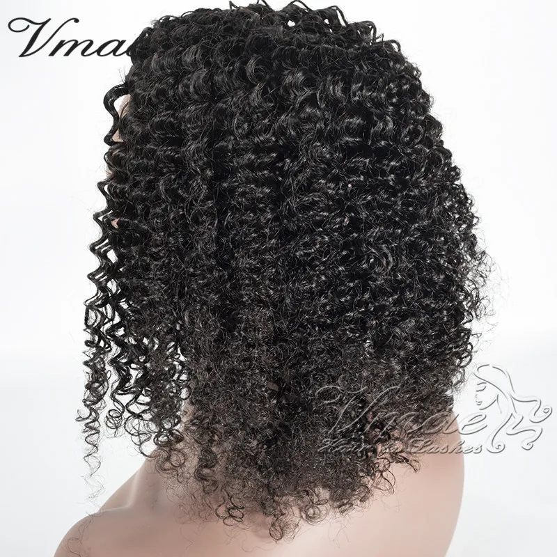 VMAE 100g Burmese 3A 3C 4B 4C Afro Kinky Curly Raw Virgin Hair Weaves One Donor Human Hair Drawstring Ponytail With Easy Combs