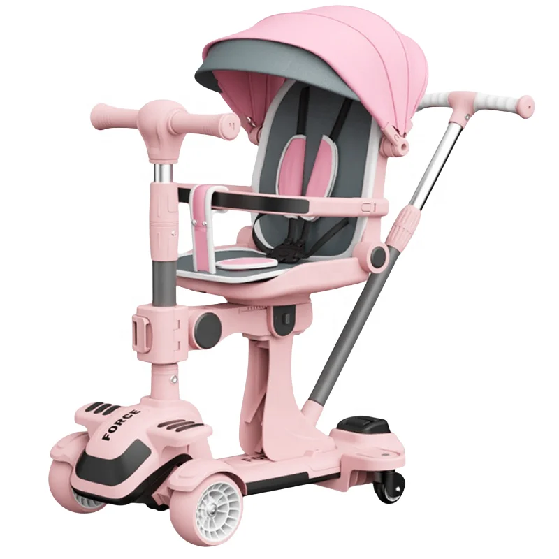 Многофункциональный детский скутер с сиденьем 6 в 1