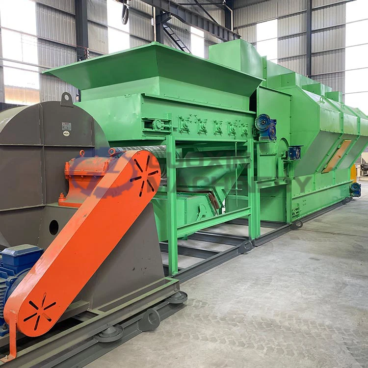 Municipal urban waste sorting equipment solid waste separator processing recycling machine msw sorting line