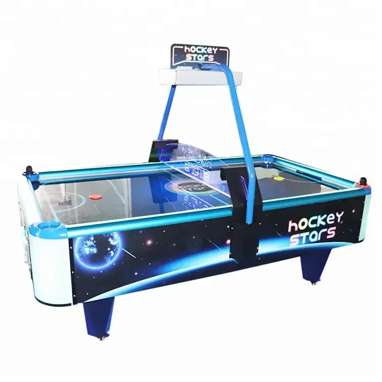Indoor entertainment coin operated table air hockey game machine for kids park amusement center