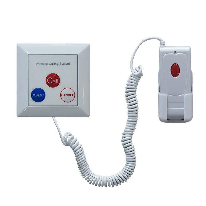 Wireless Hospital Nurse Call System Bathroom Emergency Pull Call Elderly Panic Button