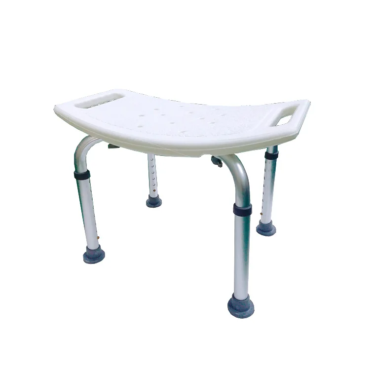 Safe and comfortable aluminum bathroom chair shower chair designed for the disabled and the elderly