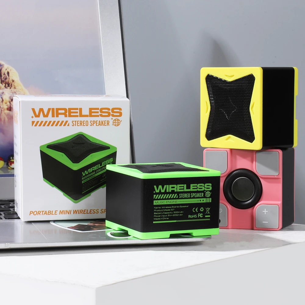 Music Sound Powered RGB Wireless Mini Portable Blue tooth mini speakers BT portable retro speakers mini BT speaker
