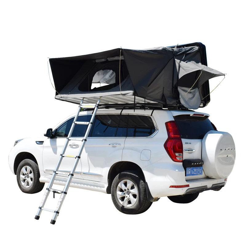 Custom logo Windproof Side Open Car Rooftop Tent Hard Shell for Trips and Camping