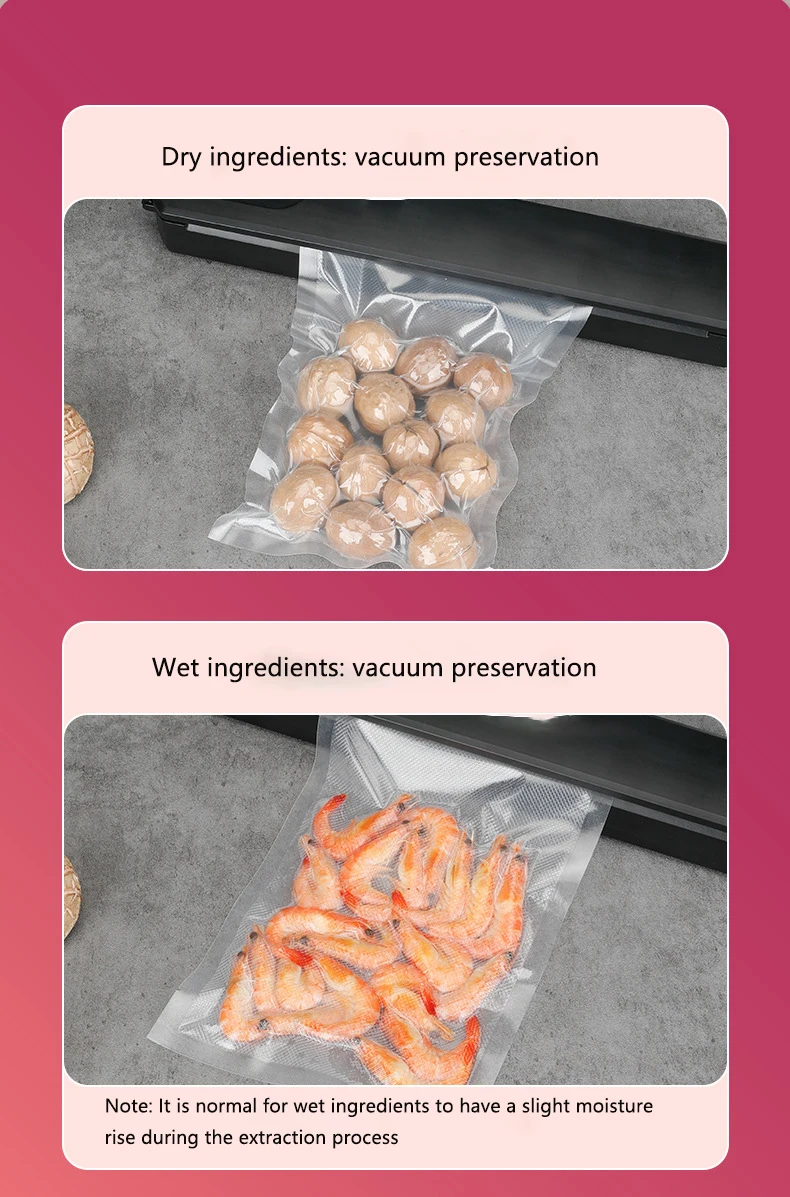 Household Small Automatic Food Vacuum Sealing Machine Plastic Sealing Machine Vacuum Machine Packaging Sealing Fresh
