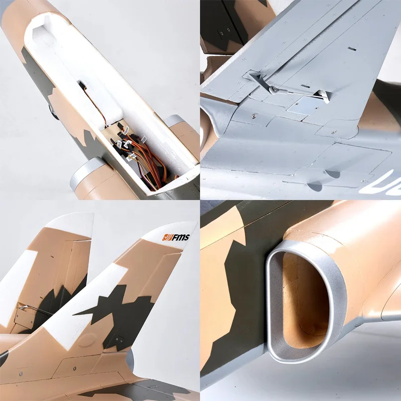 CNC EPO FMS супер Скорпион V2 RC истребитель PNP 120A ESC 90 мм EDF вентилятор тяги Реверс и промежуточные пилоты оранжевые камуфляжные краски