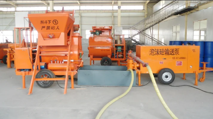 Automatic concrete foaming equipment, gas block production line, foam concrete site pouring machinery