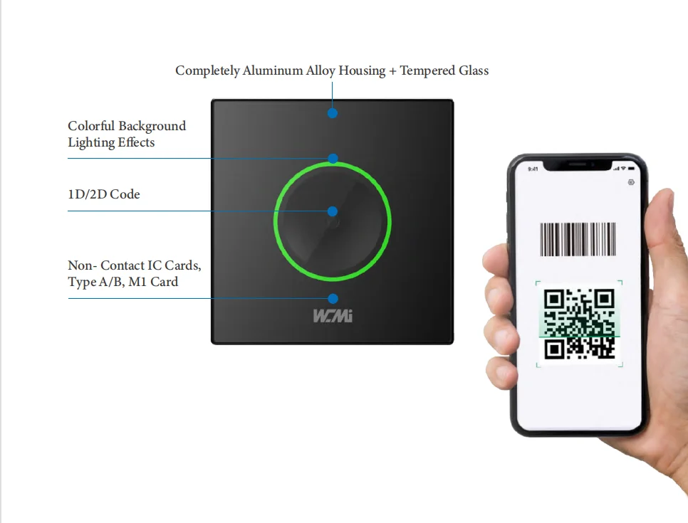 Считыватель RFID 13 56 МГц ISO14443A/B для управления доступом к двери AC8130 смарт-Дверной замок Wiegand RS232 RS485 USB