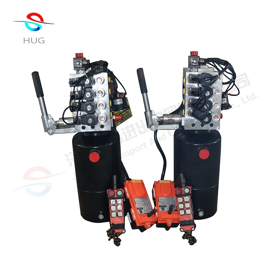 High quality hydraulic system hydraulic cylinder hydraulic power unit with wireless remote control