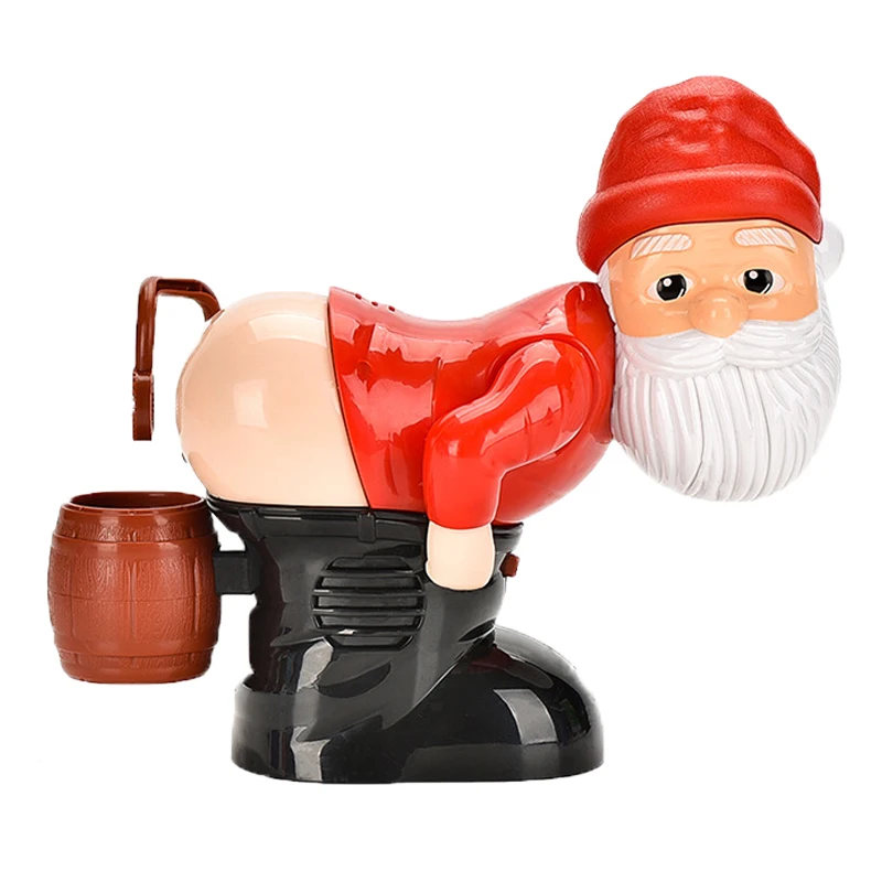 Christmas Bubble Machine With Light And Music Handheld Santa Claus Bubble Maker Machine