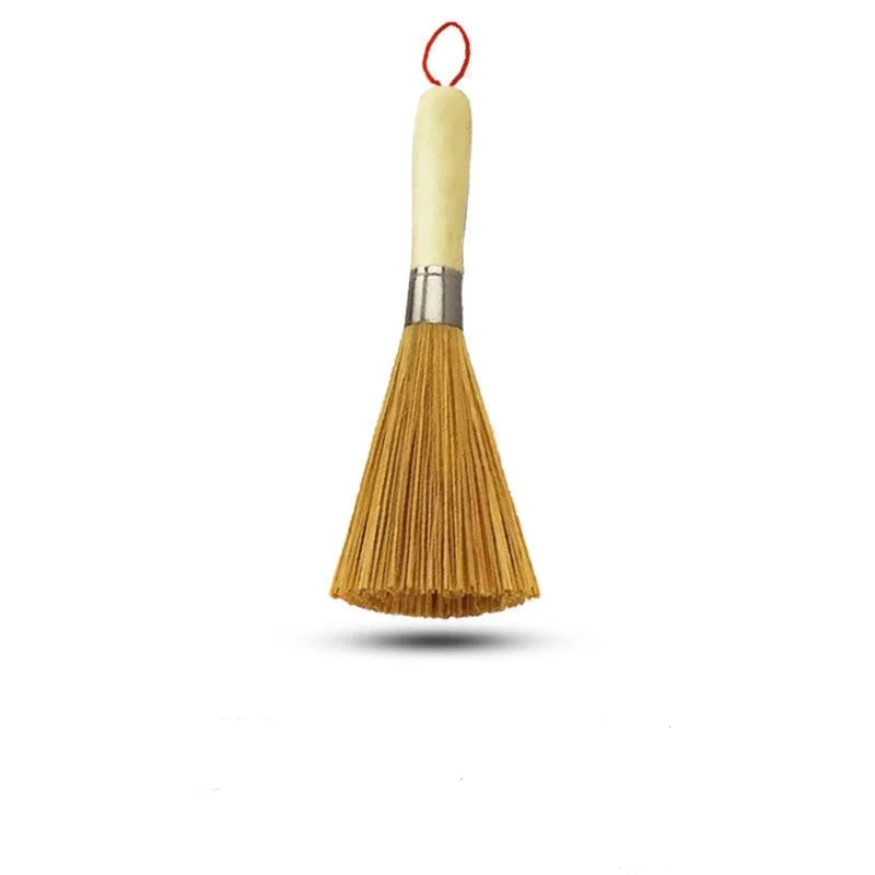 Factory Bamboo Wooden Pot Brush Dish Wash Cleaning Eco-Friendly Natural Kitchen Tool Broom With Long Wood Handle For Dishwashing