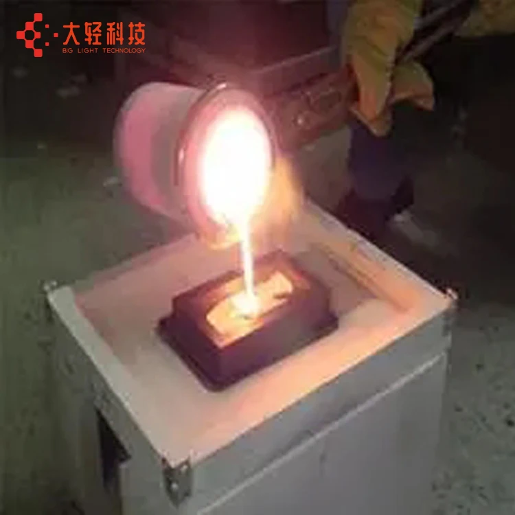 Mini 1kg 2kg 3kg High-temperature gold iron lead induction melting furnace