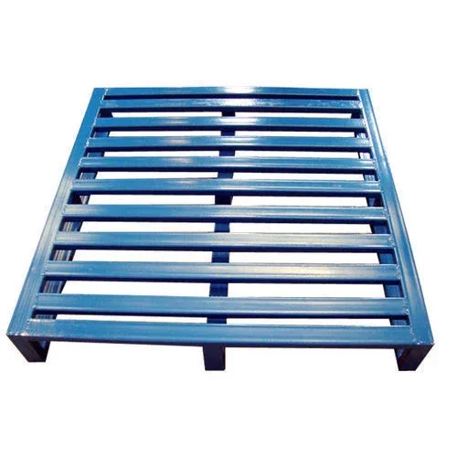 Warehouse Q235 Steel Pallet Standard Size Metal Galvanized Factory Heavy Duty Steel Pallets For Sale