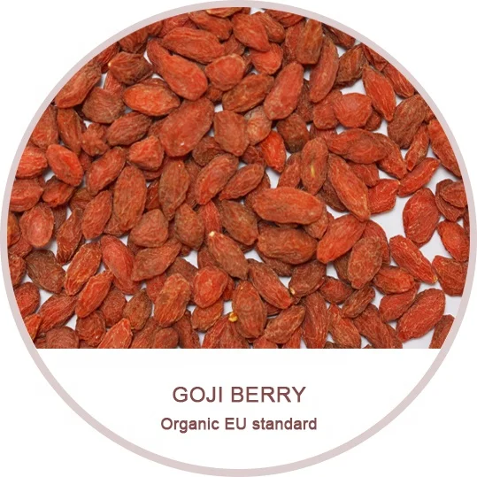 
EU standard Organic goji berry count 380 wholesale goji snacks 