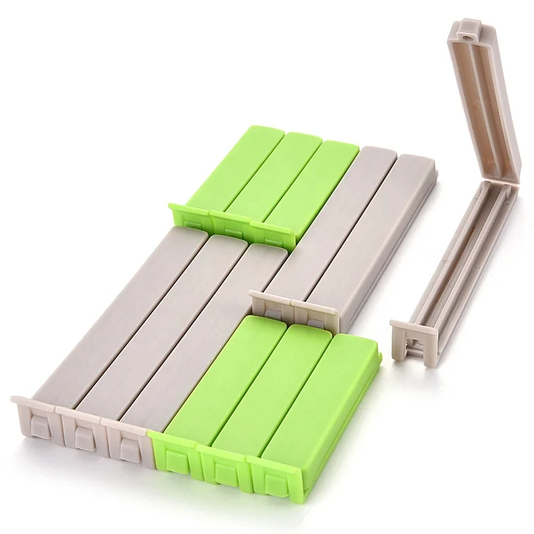 Curved Design Kitchen Home Practical Size Combination Plastic Chip Clips Sealing Bag Clips for Food Packages
