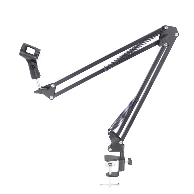Studio Broadcast Recording USB Quality Microphone Folding Bm800 Tripod Boom Arm Mic Stand Clip Table Heavy Duty for Microphone