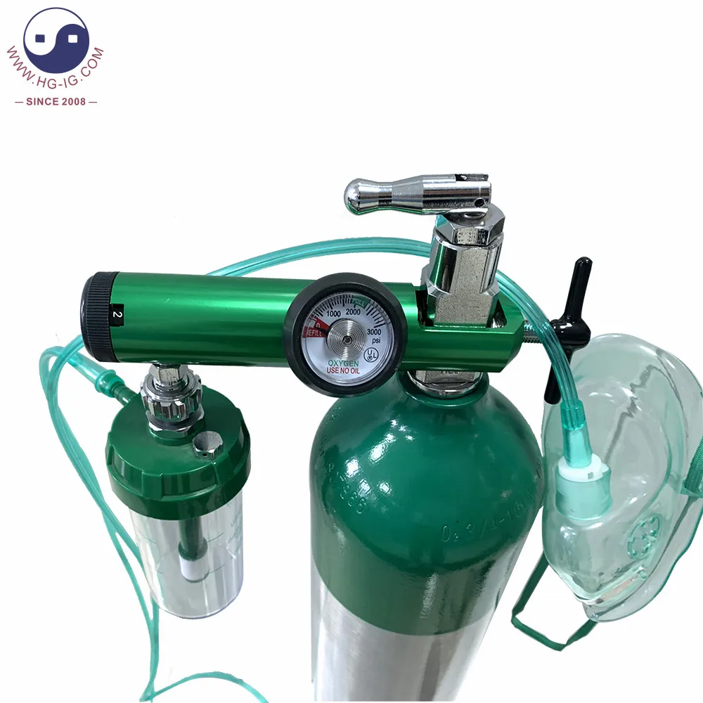 1l многоразовый газовый алюминиевый цилиндр O2