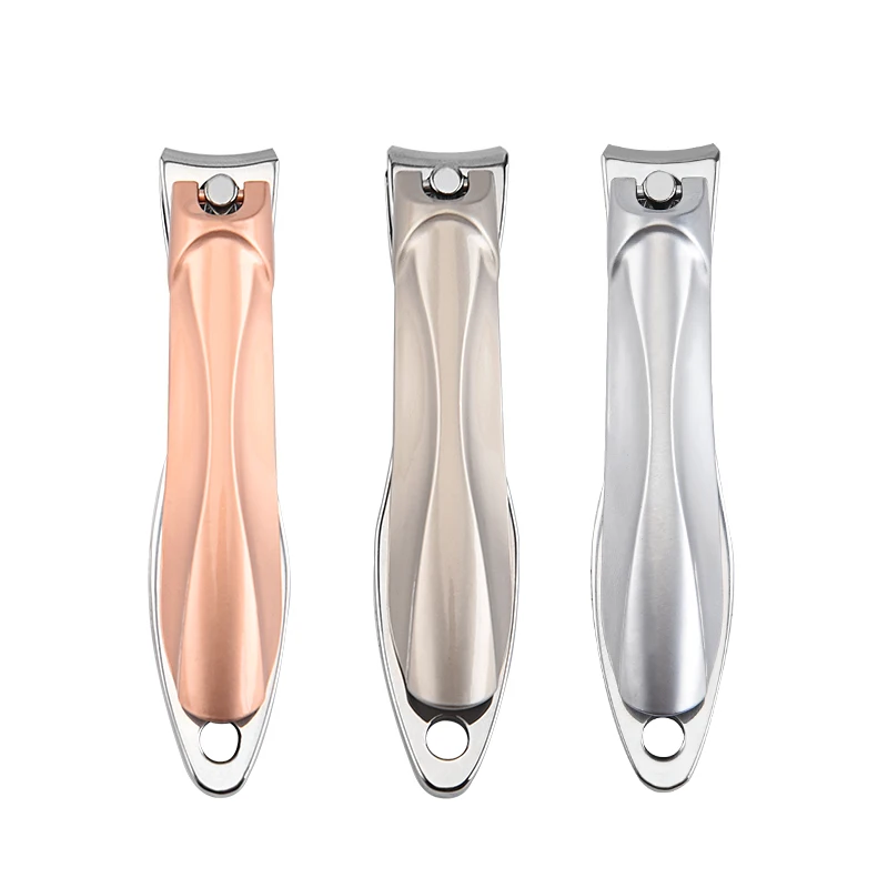 Stainless steel nails clipper for thick hard fingernail toenail nipper trimmer nail cutter