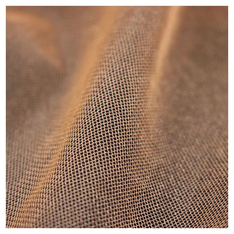Manufacturer Fine Holes Rhombus Warp Knitted 100% Nylon Tulle Fabric For Lining