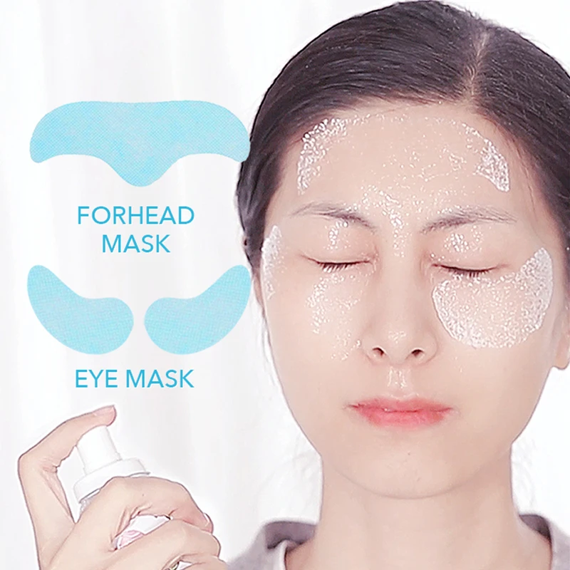 Skin Care Whitening Water Soluble Collagen Face Facial Masks Anti Wrinkle Anti Aging Forehead Eye Cheek Collagen Mask