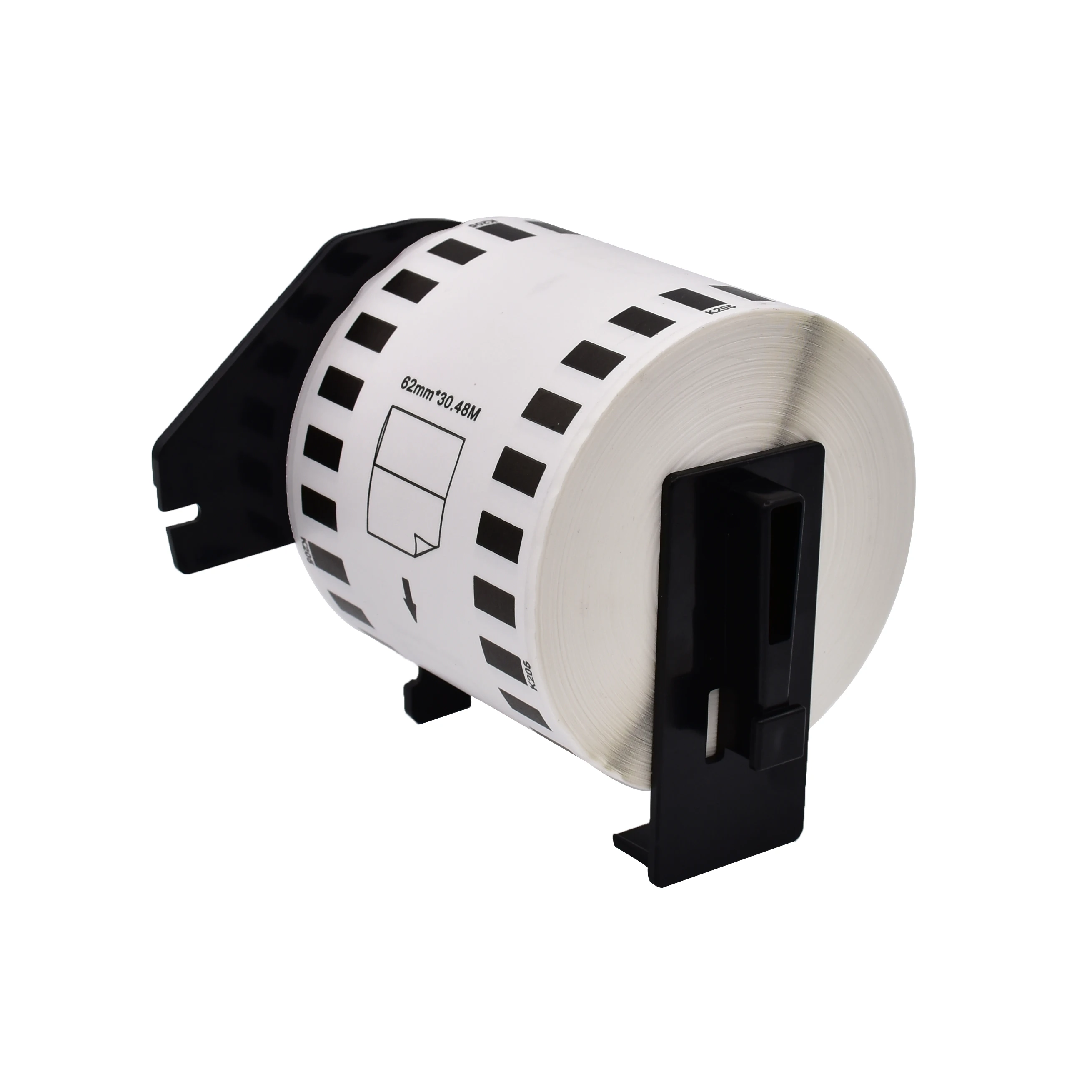 PUTY compatible DK thermal label black on white 62mm*30.48m dk shipping labels DK-22205 For brother QL printer