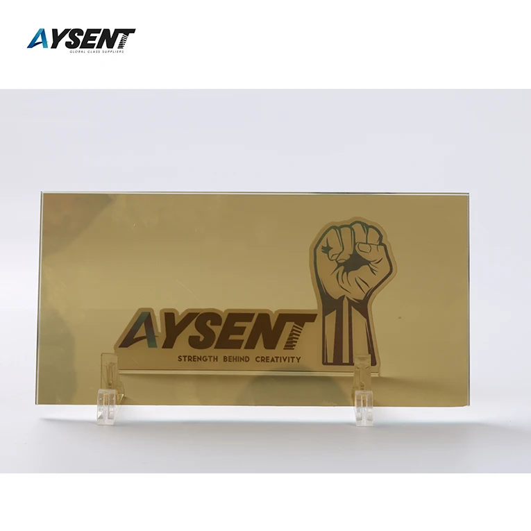 China Factory Supply  4mm Ocean Blue Dark Grey Reflective Glass Price Anti-reflective And UV Protective Glass For Art