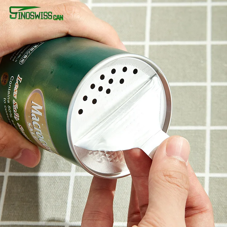 Customized Label Chili Powder Seasoning Paper Tube Spice Jars Packaging With Shaker Lid