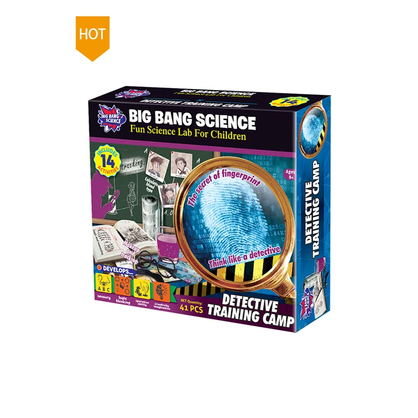  Big Bang SCIENCE лидер продаж Шпионские игрушки набор химии развивающие для