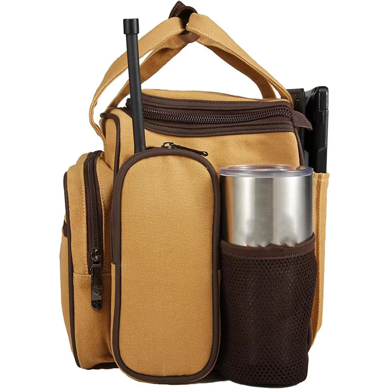 Sturdy unisex bush pilot outfitter travel duffle shoulder carry durable canvas premium pilot flight bag