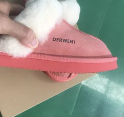 Winter Customized Sheepskin Slippers House Indoor Home Slippers for Women Slippers Women Home