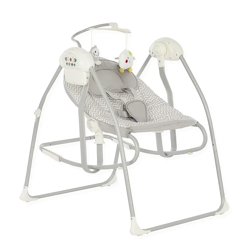 Hot Sale Portable 2 in 1 Electric Safety Newborn Baby Cradle Swing Rocker Chair