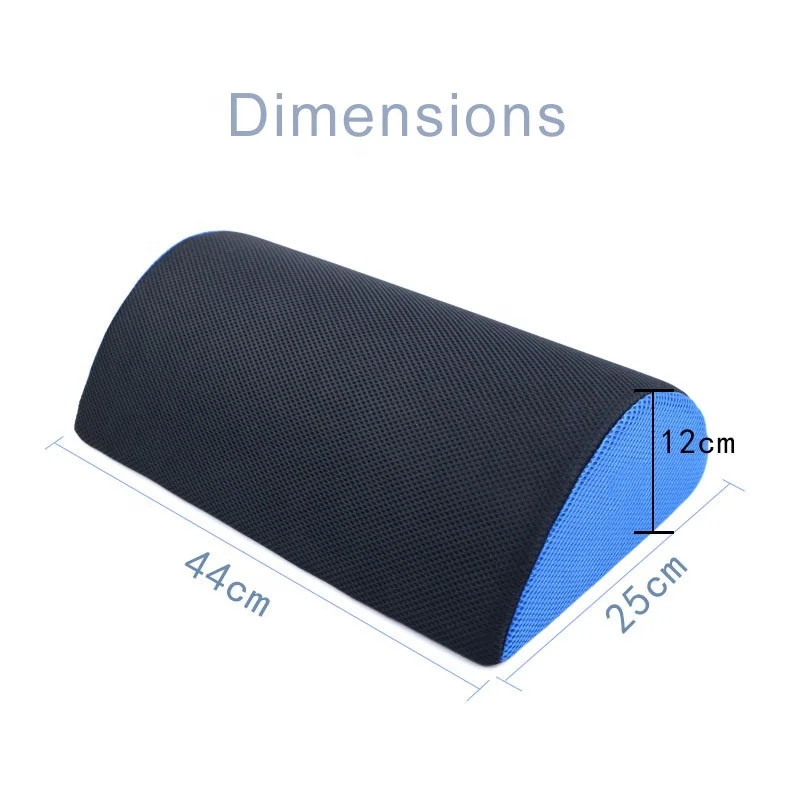 
Orthopedic Teardrop Curve Non-Slip Bottom memory foam under desk foot rest cushion for Home Office Desk Airplane Travel 