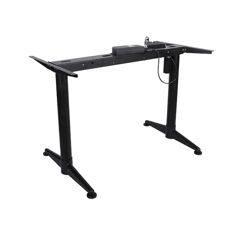 Hot Selling Adjustable Single Motor White Office Desk Industrial Office Desk Furniture Office Table