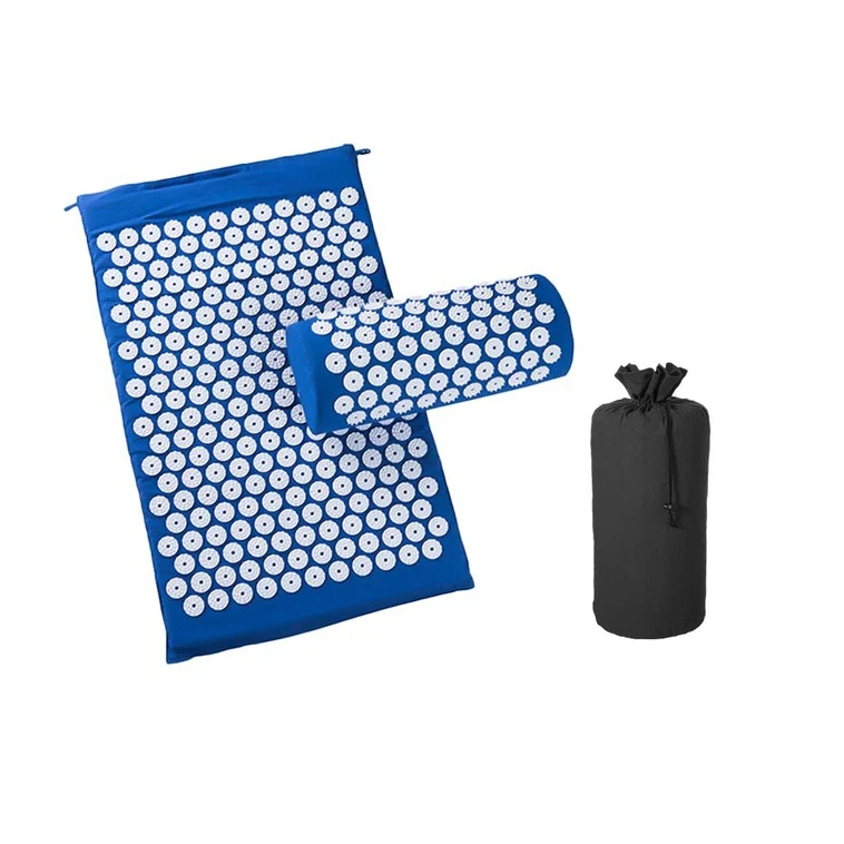 Cyber Acupuncture Foot Massager Mat acupressure Mat And Pillow Muscle Relaxation Pillow Set