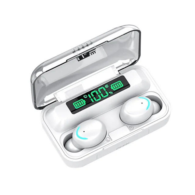 With Lcd Display 2000 mAh Mini Earbuds TWS Headphones 8D Stereo Gaming Headset True Wireless Earphones