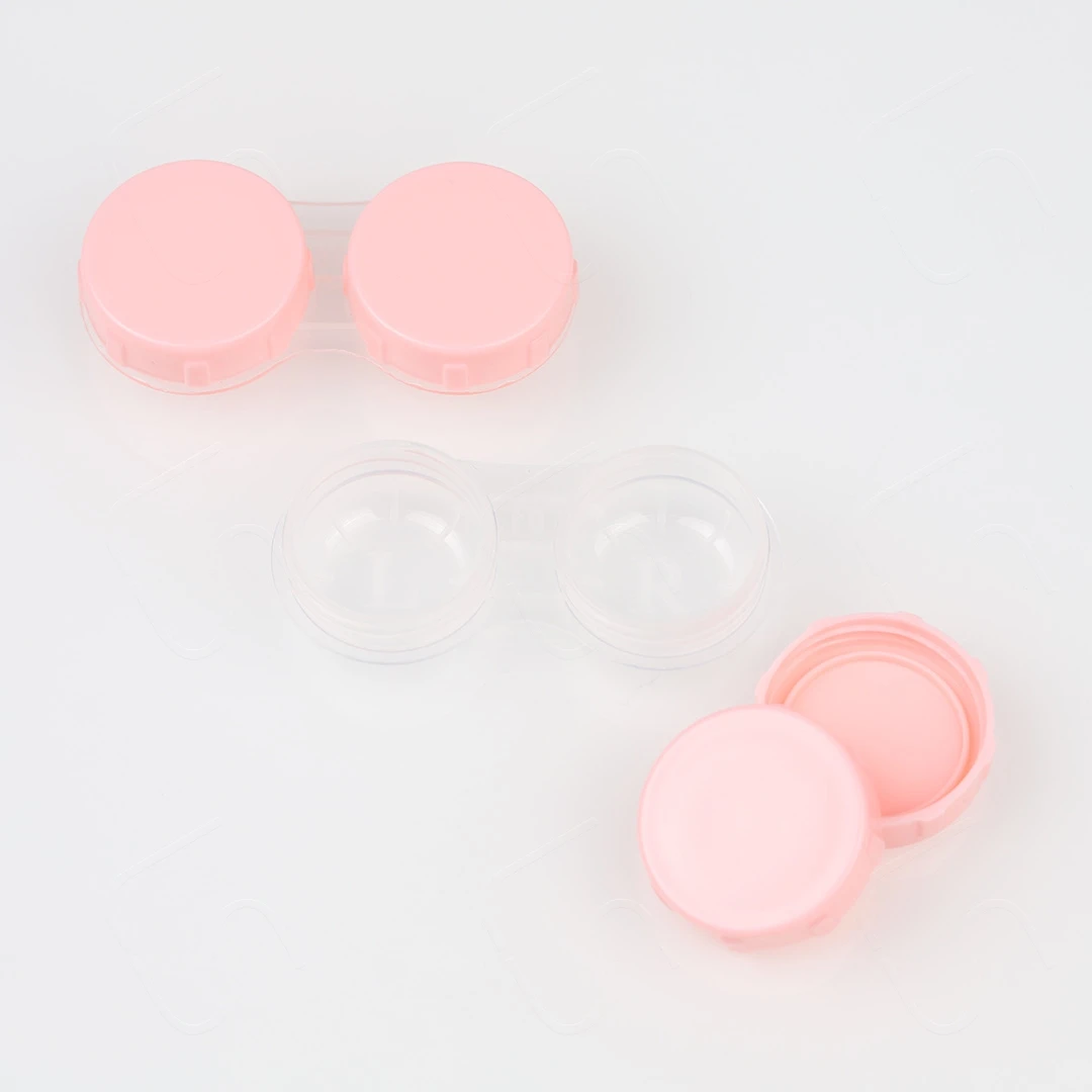 contact lenses case Accessories for contact lenses contact lens cleaner eye lenses solution estuche lentes de contacto