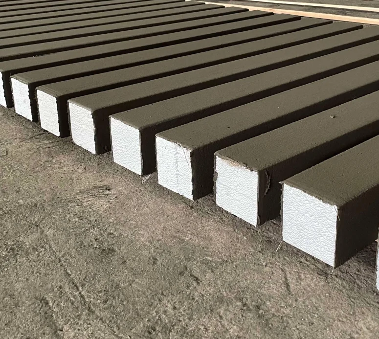 Exterior wall decoration foam lines fire proof eps line sandwich panels for walls and roofs