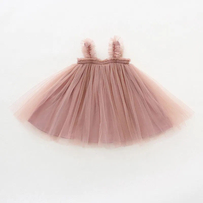 
2021 fashion cute new design baby clothing set toddler summer party princess birthday baby girl clothes tutu mini dress lace 