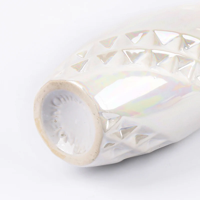 Wholesale Nordic ceramic vase for home decor modern Minimalist flower vase set decorative Beige porcelain vase design